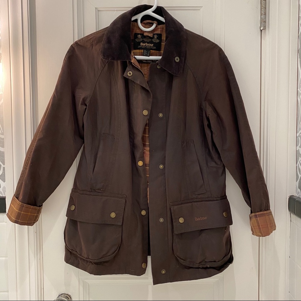 Barbour Beadnell classic wax jacket in brown